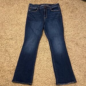 American Eagle high rise skinny kick jeans